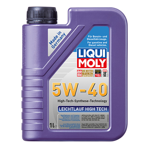 Liqui Moly Leichtlauf High Tech 5W40 Engine Oil (5 liter) - LM2332 -  75004695 - USP Motorsport